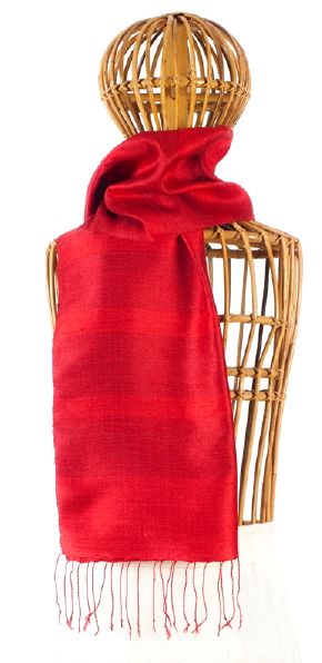 écharpe en soie Rubis écharpe en soie Rubis
